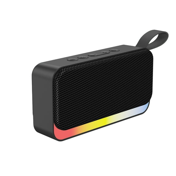 Bluetooth Speakers,Portable Speakers Bluetooth Wireless with Loud Stereo Sound,Waterproof Desktop Bluetooth Speaker,RGB Multi-Colors Rhythm Lights,Long Playtime for Indoor&Outdoor