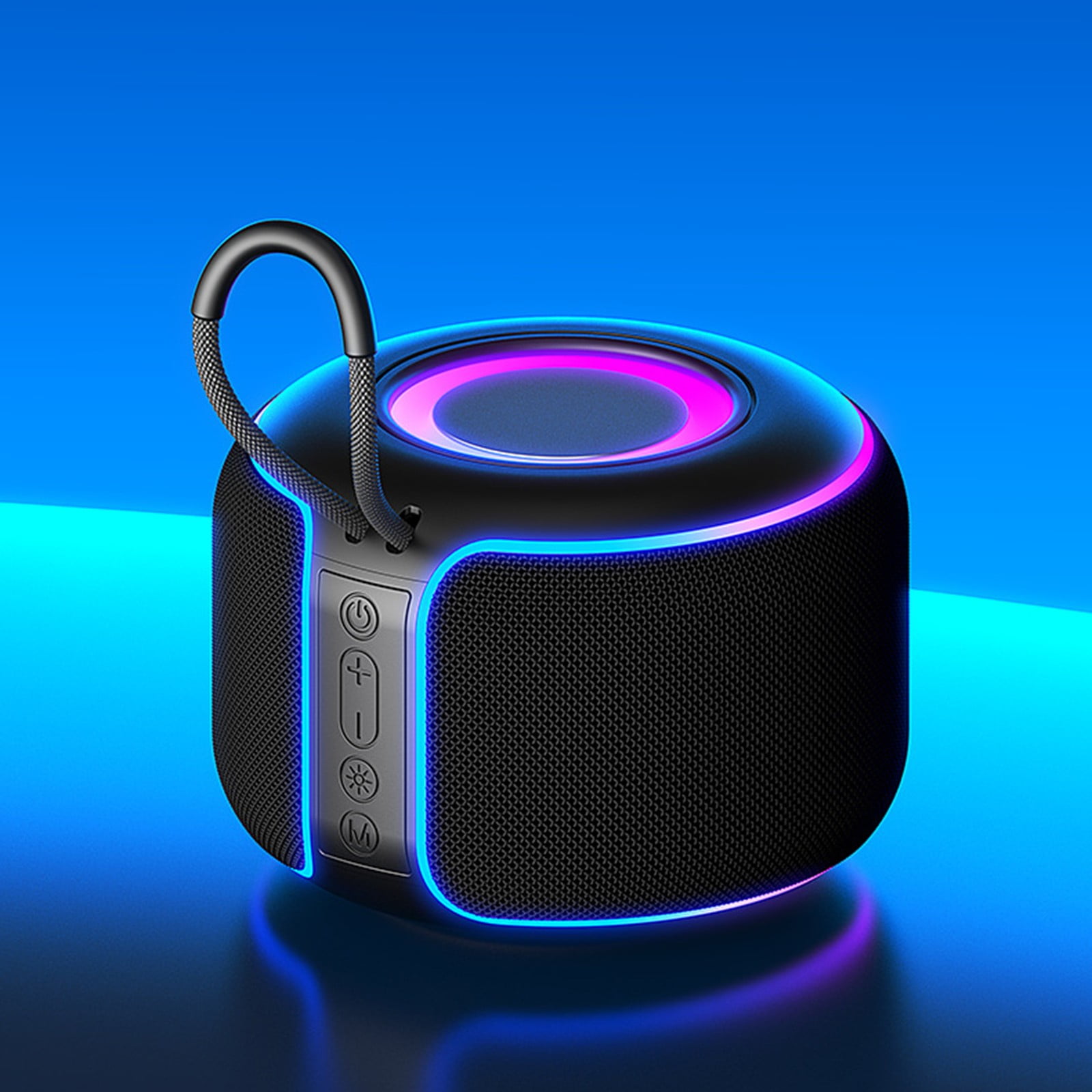 Bluetooth Speakers, Wireless TWS Portable Speaker with Lights,100dB