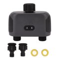Bluetooth Sprinkler Timer 2 Zone G3/4 Thread Adjustable Smart Dual Water Timer for Garden Yard