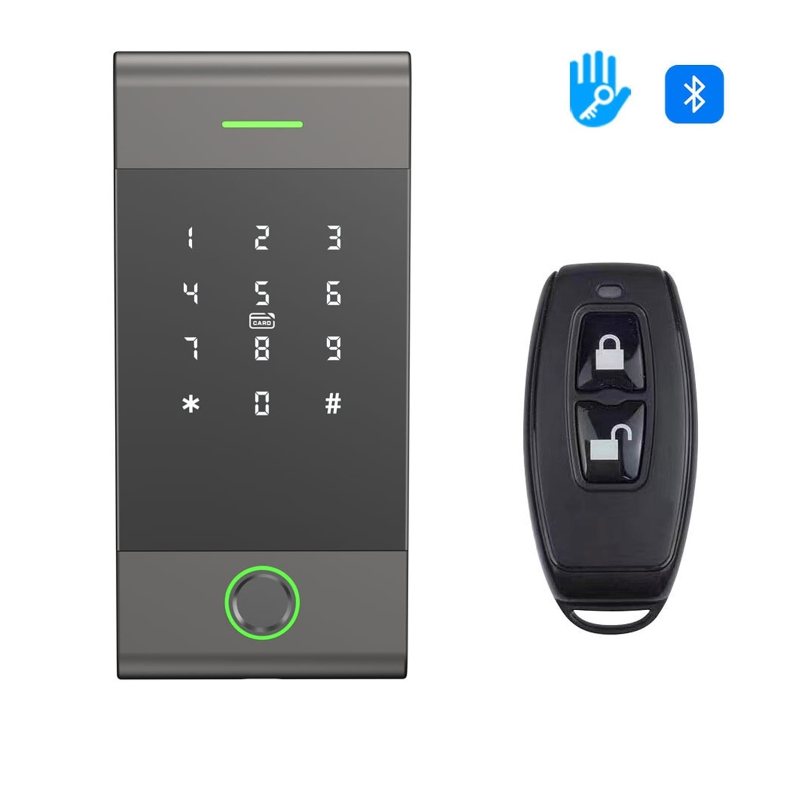 Bluetooth Standalone Access Control Keypad Fingerprint Metal Keyboard ...