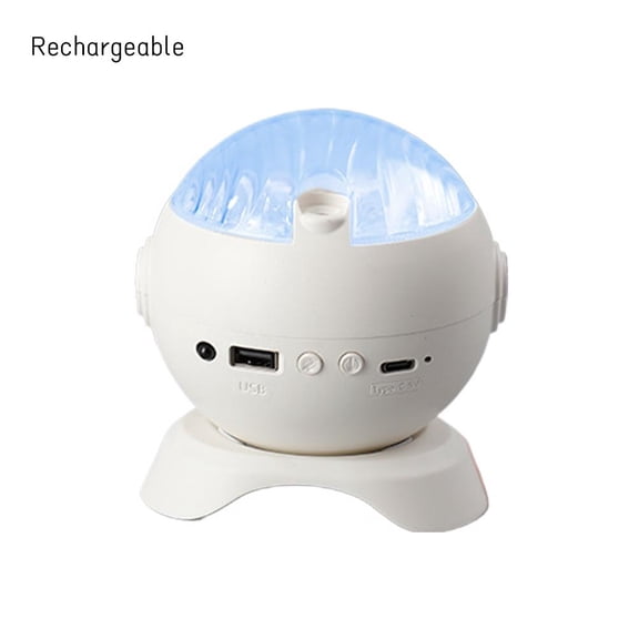 Bluetooth Star Projector Lamp with Music Playback Aurora Atmosphere Night Light 360° Adjustable USB Decorative Lighting Gift