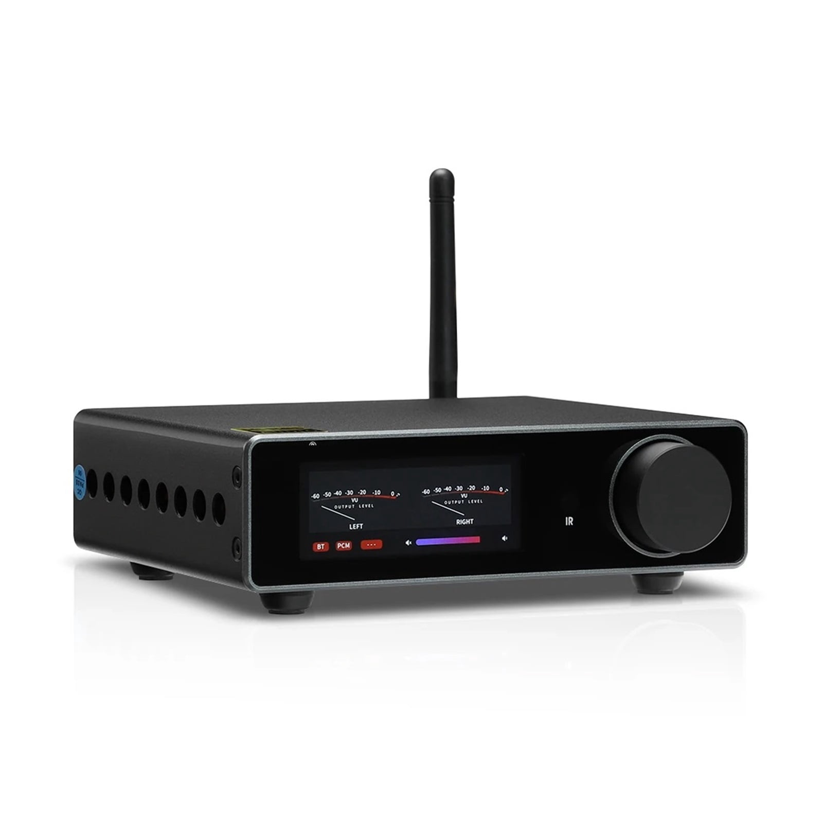 Bluetooth Stereo Power Amplifier 300Wx2 Class D 2.0 Digital Amp with RCA TRS OPT COA USB Input ,Bass & Treble Control