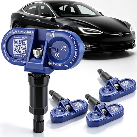 Bluetooth TPMS Tire Pressure Sensors - Compatible with Tesla S 2021+ (Produced from June 2021 onward)
