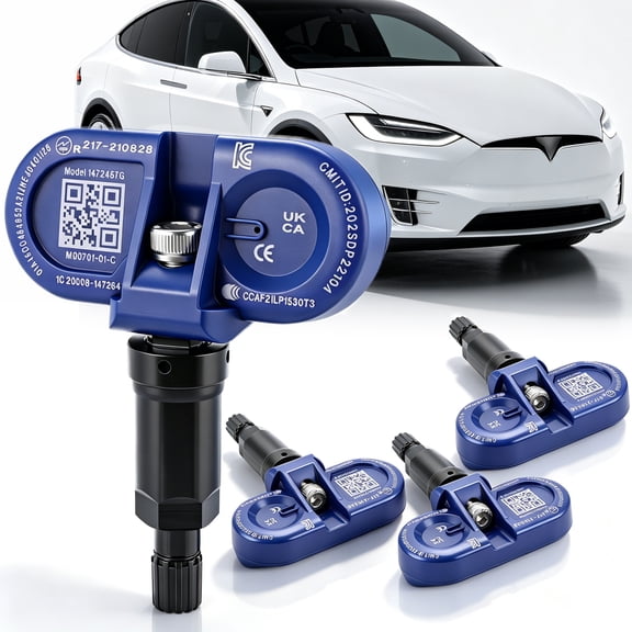 Bluetooth TPMS Tire Pressure Sensors - Compatible with Tesla X 2021+ (Produced from October 2021 onward)