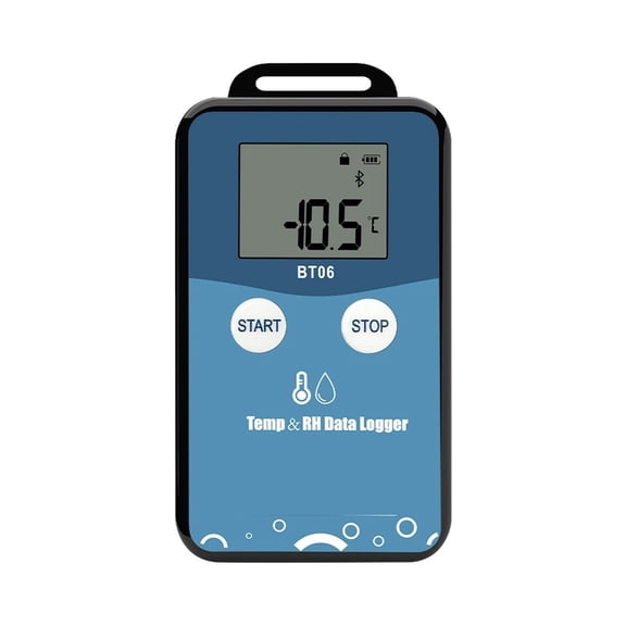 Bluetooth Temp & Humidity Data Logger Reusable RH TEMP Data Logger Recorder Humiture Recording Meter With 32,000 Capacity