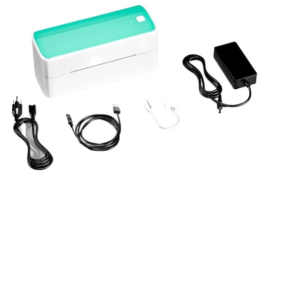 Bluetooth Thermal Label Printer Wireless Small Shipping Label Printer 4X6 Compatible ,Fast-Drying Ink with Crisp Output