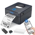 thumbnail image 1 of Bluetooth Thermal Shipping Label Printer（No WiFi Connection, 4X6 Label Printer for Shipping Packages, Support Windows, Mac, iOS, iPhone, Android, 1 of 8
