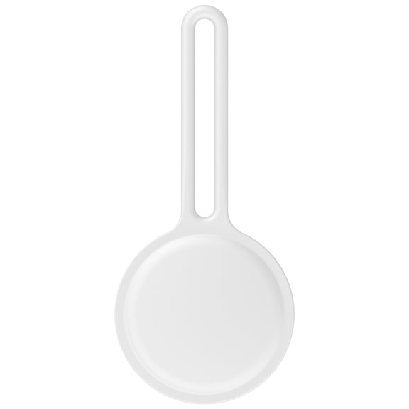 Bluetooth Tracker Protective Cover - Soft Wear-Resistant Case for Anti-Lost Protection, Scratch and Bump Resistance, All Ports Access White