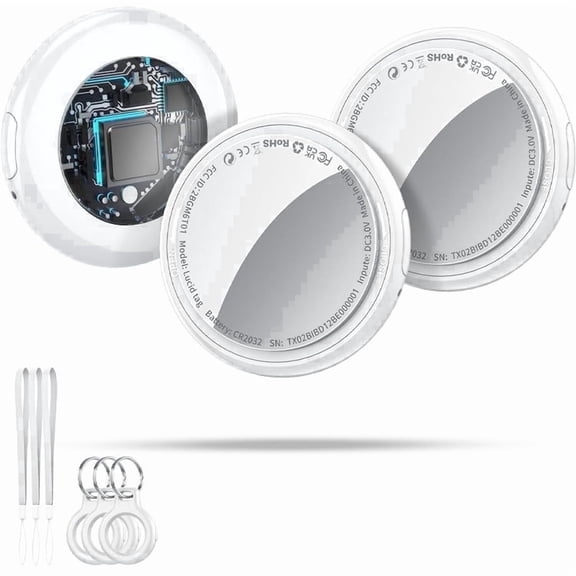 isooco Dual System Bluetooth Tracker, Mini Smart Air Tracker Tags-2 Pcs ...