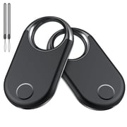 Loshall Air Tracker Tag (iOS Only)-2 Pcs, Smart Item Finder Work with Apple Find My for Luggage, Keys, Bags, Pets, Wallet, Bluetooth Tracker/ Key Finder and Ite