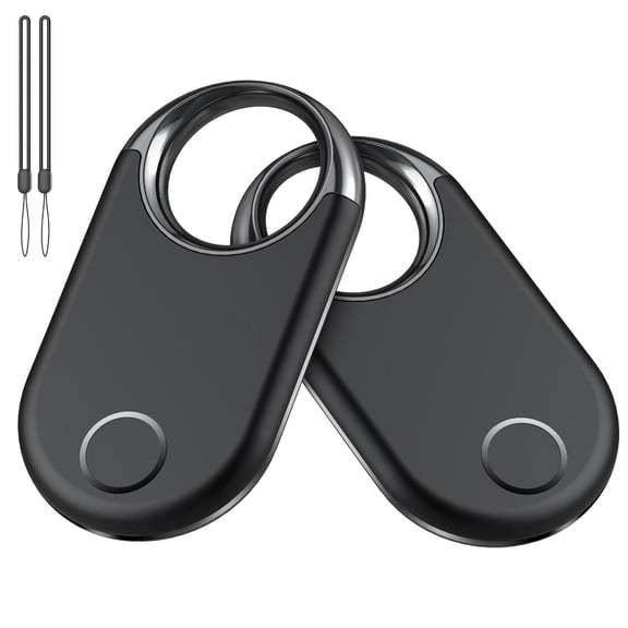 Loshall Air Tracker Tag (iOS Only)-2 Pcs, Smart Item Finder Work with Apple Find My for Luggage, Keys, Bags, Pets, Wallet, Bluetooth Tracker/ Key Finder and Item Locator Smart Tag Replaceable Battery