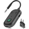 thumbnail image 1 of Bluetooth Transmitter, Bluetooth Aux Receiver, 2-in-1 Bluetooth Adapter Transmitter for Airplane, Headphone, TV, Travel, Speakers, Car, Wireless Adapter 3.5MM Aux Jack, Dual Connection, 1 of 9