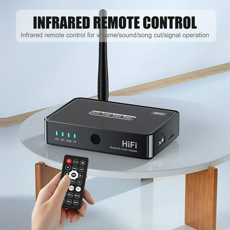 Bluetooth Transmitter Receiver Adapter TV Home Stereo Long Range Wireless 5.1 Walmart