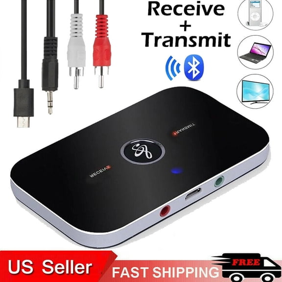 Bluetooth Transmitter & Receiver Wireless Adapter For speakers TV PC headphones