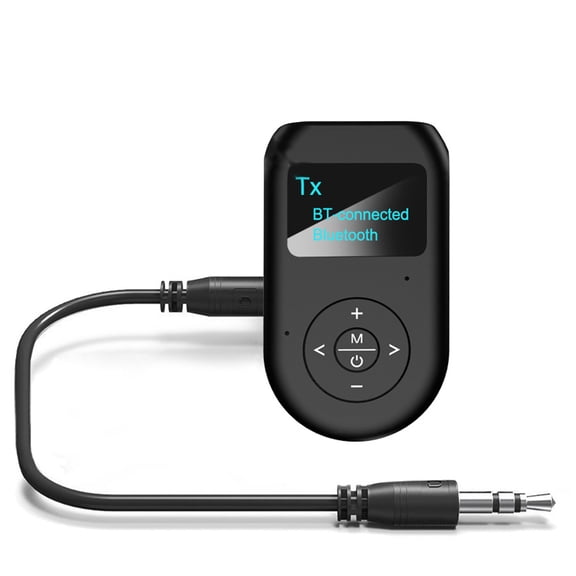 Bluetooth Transmitter&Receiver with LCD Display Bluetooth 5.0, 2-in-1 for Wireless Audio Streaming TAPDRA Accessories
