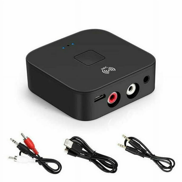 Bluetooth Transmitter for TV Audio Low Latency Wireless NFC Receiver Adapter