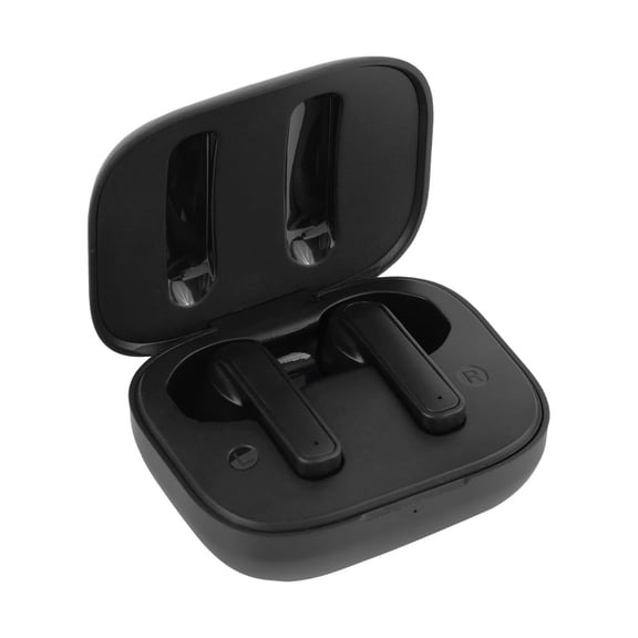 Bluetooth True Wireless Earbuds-in-Ear, Environment Noise Cancellation, 8 Hours playing time, High Density Aluminum-ion battery. Silicon Microphone Color : Black