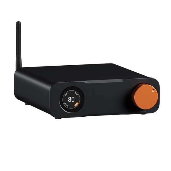 Bluetooth USB Desktop DAC ARC Input, Fully Balanced Digital Decoder for Stereo Amplifier with Remote