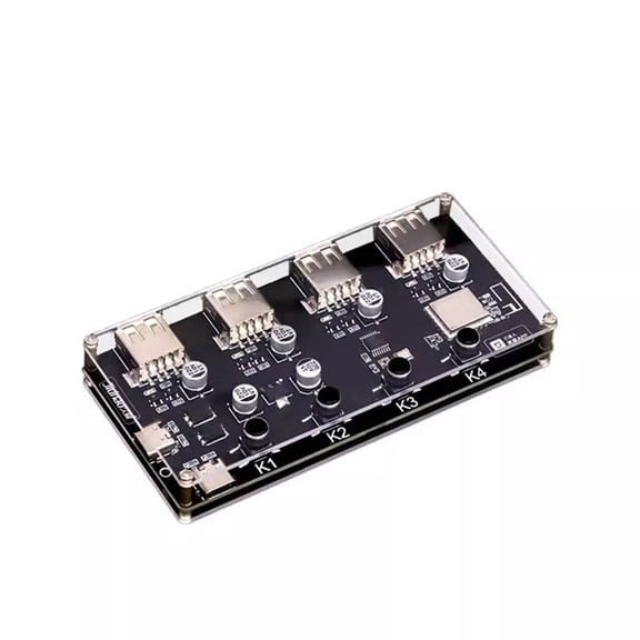 Bluetooth USB Hub 4-Way Smart Switch Timer Voice Control Converter USB Hub - 4-Way WiFi Requires Gateway