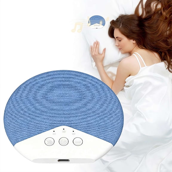 Bluetooth Under Pillow Speaker, Mini Portable Sleep Aid with White Noise 3-level Timer, Thin Design for Side Sleepers & Deep Sleep