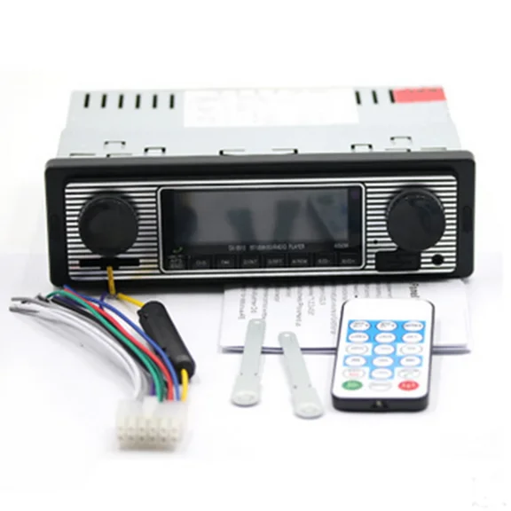 Bluetooth Vintage Car Radio MP3 Player Stereo USB AUX Classic Car Stereo Audio