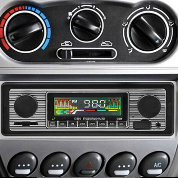 Bluetooth Vintage Car Radio MP3 Player Stereo USB AUX Classic Car Stereo Audio