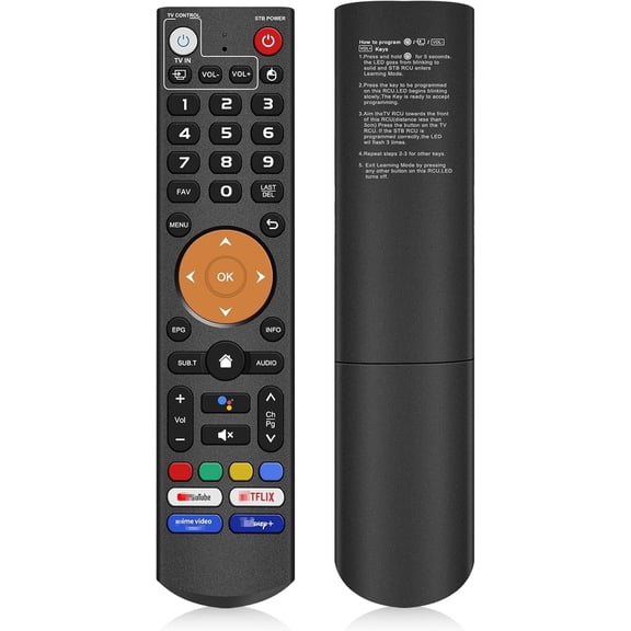Bluetooth Voice Remote Control Replacement for Compatible with vSeeBox V3 Plus & V3 Pro & V5 Pro