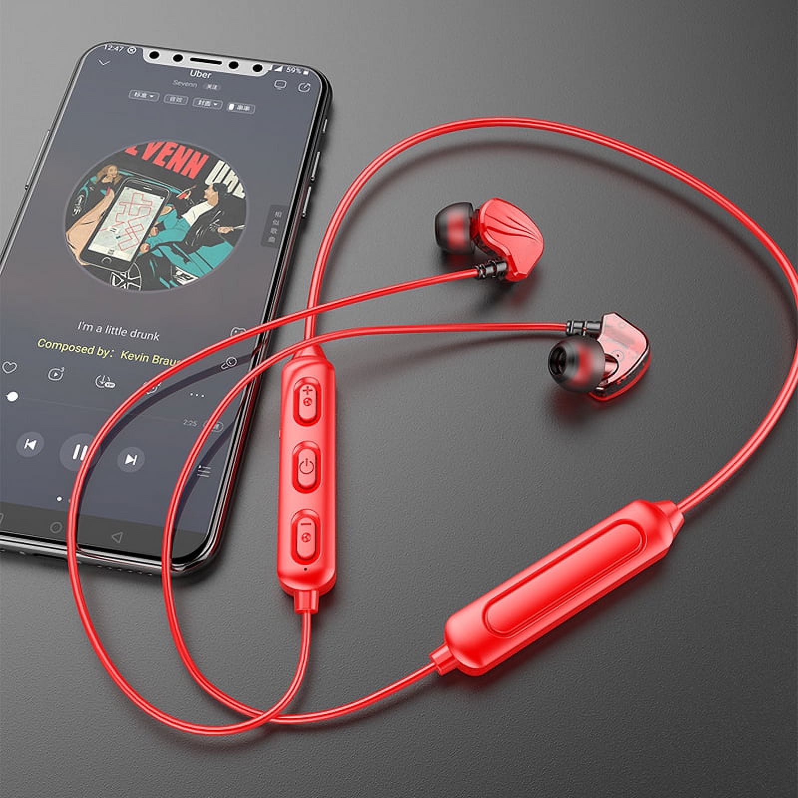 Bluetooth Waterproof Headphones Earbuds Wireless Bluetooth Neckband