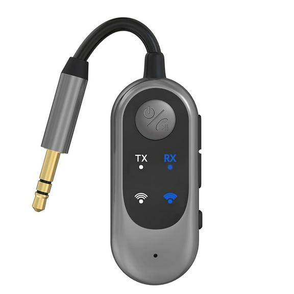 Bluetooth Wireless Audio Transmitter for Headphones 3.5mm Audio Jack Adapter for TV, Airplane, Car, PC, Gym Equipment