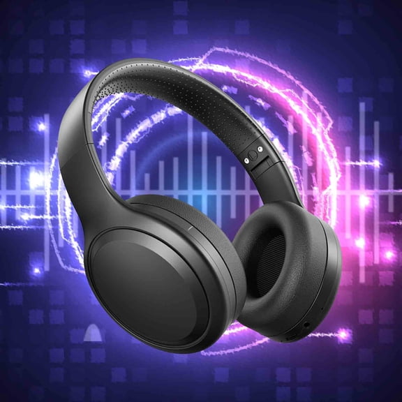 Bluetooth Wireless Headset – Bluetooth Headphones Over-Ear Wireless Headphones Stereo Foldable Headphones For Home Office Cell Phones And More