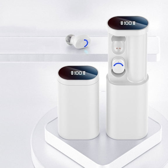 Bluetooth Wireless Headset – C1 Wireless Binaural Bluetooth Headset Power Display-long Standby Power Bank