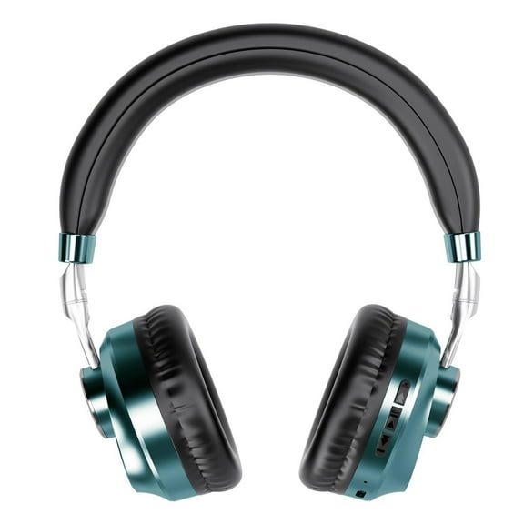 Bluetooth Wireless Headset with Mic for Work, Bluetooth 5.3, Advanced Noise Reduction Microphone, Clear Calls - Comfortable Over-Ear Headphones for PC, Laptop, iPhone, Android, Zoom, Office,Green