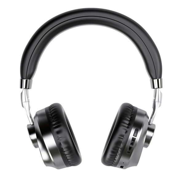 Bluetooth Wireless Headset with Mic for Work, Bluetooth 5.3, Advanced Noise Reduction Microphone, Clear Calls - Comfortable Over-Ear Headphones for PC, Laptop, iPhone, Android, Zoom, Office,Gray