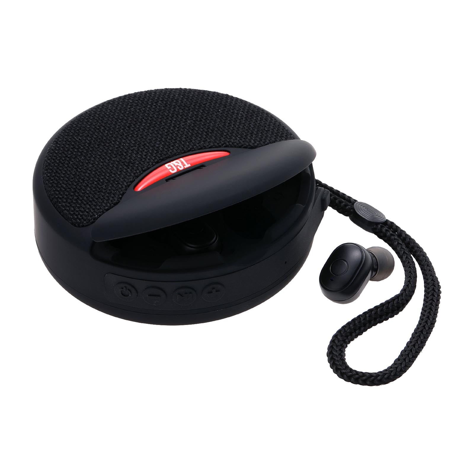 Bluetooth Wireless Headset – Mini Wireless Bluetooth Speaker Wireless Earphone Two-in-One Stereo Hands-Free Earbuds