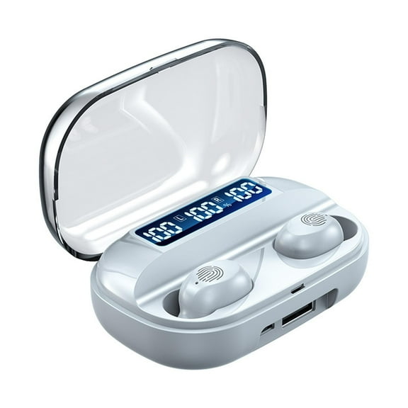 Bluetooth Wireless Headset – T3 Wireless In-Ear Headset Bluetooth 5.2 Sport Headset Three-digit Display Portable Charging Box As Power Bank