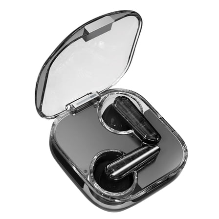 Bluetooth Wireless Headset – Transparent Semi-in-ear Wireless Bluetooth Headset For Girls Sports Stereo Headset