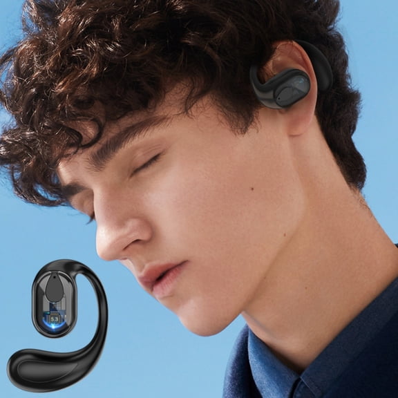 Bluetooth Wireless Headset – Wireless Earphones Bluetooth Headset Mini Ear Hook Sports Loss Call Hidden Earplugs With Mic For Phone
