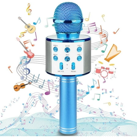 Bluetooth Wireless Karaoke Microphone for Kids, Hottest Birthday Presents Toys for 9 10 11 12 Years Old Boys Girl
