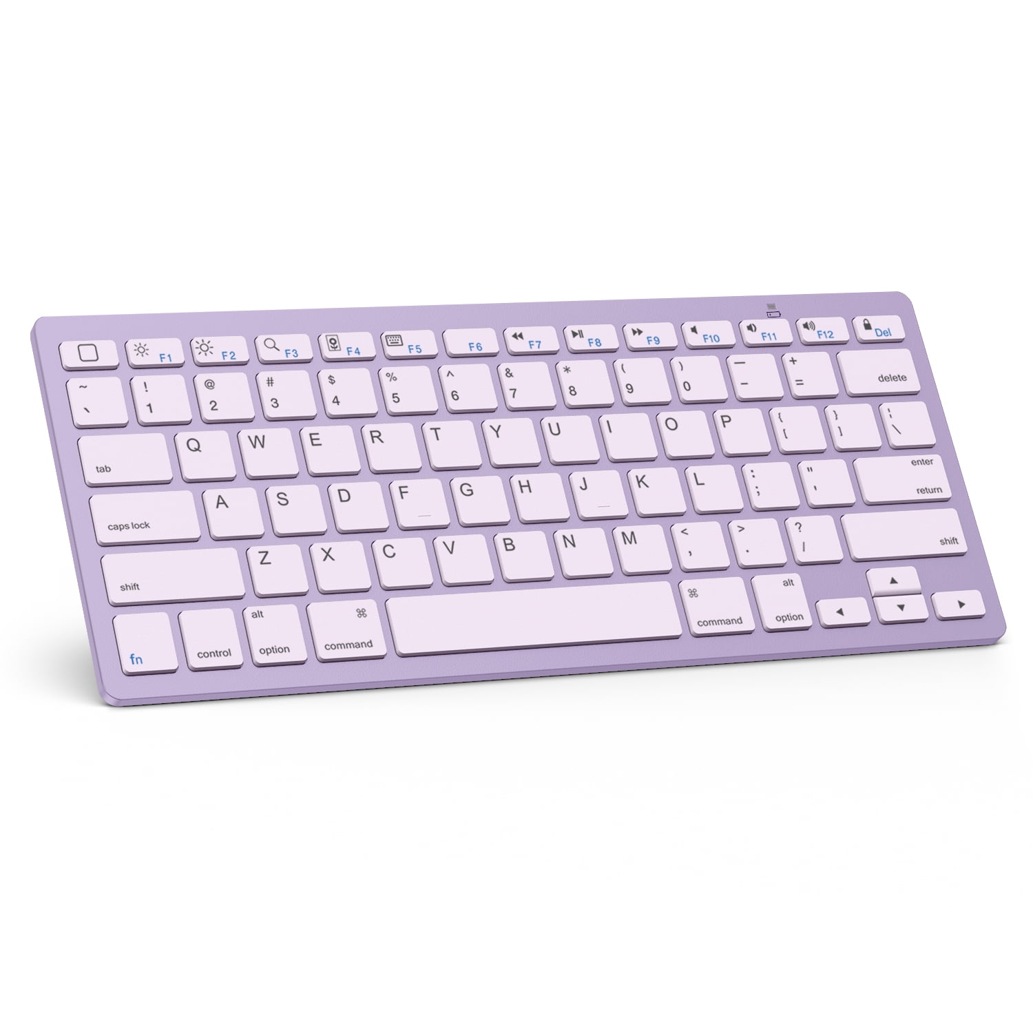Bluetooth Wireless Keyboard Compatible with iPad 11/10th Generation, iPad 10.2 (9th/8th/7th), iPad Pro 13/12.9/11 inch, iPad Air/Mini and More iOS Devices, OMOTON,Purple