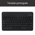 thumbnail image 1 of Bluetooth Wireless Keyboard for Android Ios Windows Black Tablet Keyboard with One-Click Switching And Mouse Computer Accessorie (Portuguese), 1 of 7