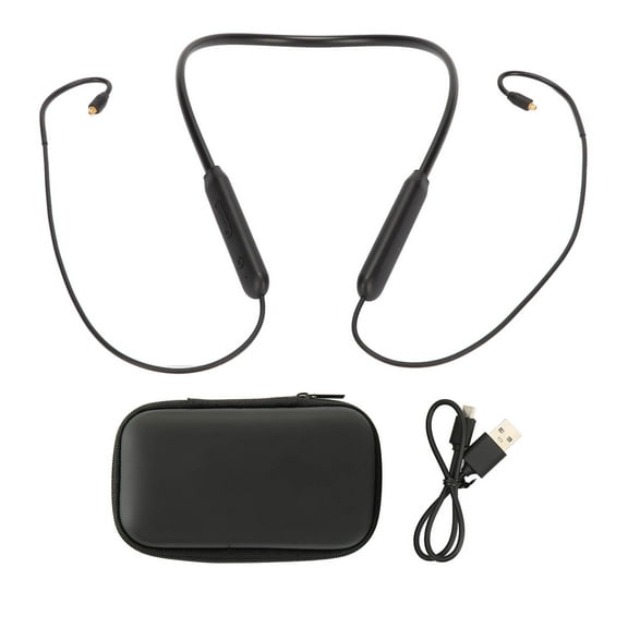 Bluetooth Wireless MMCX Adapter Cable Low Latency Upgraded BT MMCX Adapter Cable with Mic and Controller