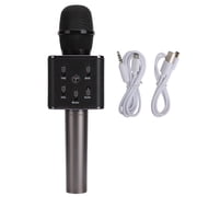 Bluetooth Wireless Microphone Handheld with Colorful Lighting for Home KTV Audio Equipment