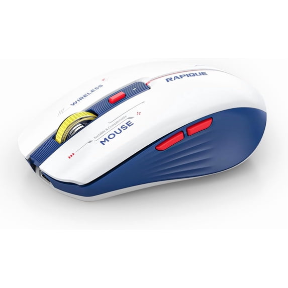 Performance Computer Solutions Bluetooth Wireless Mouse - (BT1/BT2+USB) Tri-Mode High Performance ...
