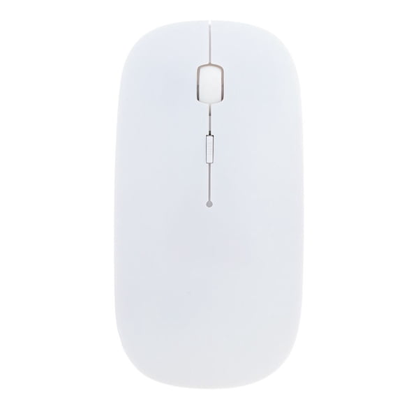 Bluetooth Wireless Mouse - Slim Rechargeable, Noiseless Click & 3 Adjustable DPI Levels for Laptop, Tablet, White