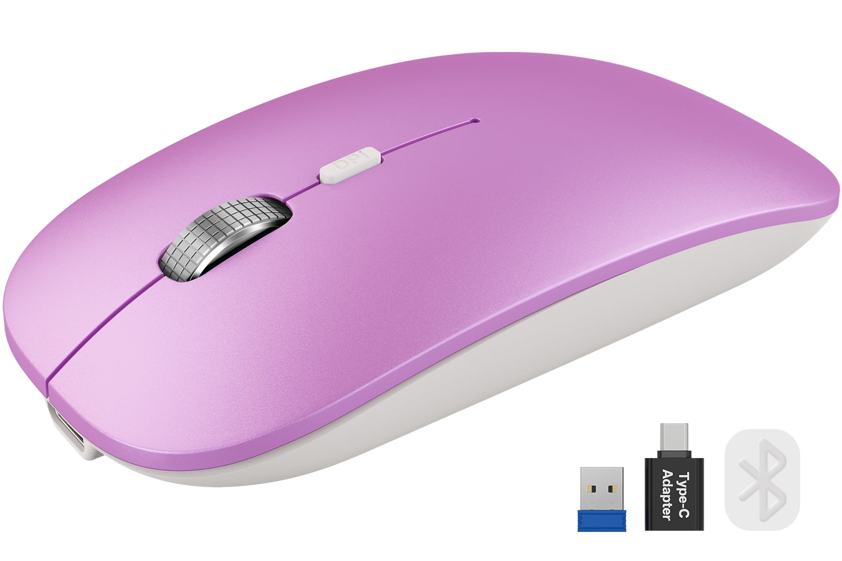 Bluetooth Wireless Mouse for MacBook, iPad, Laptop, Tri-Mode ...