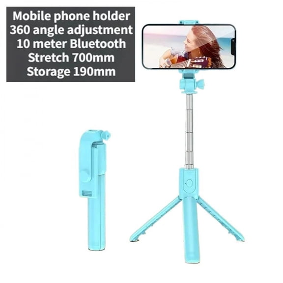 Bluetooth Wireless Selfie Stick Mini Tripod Monopod Remote Shutter With Fill Light for iPhone Samsung Xiaomi Phone Holder
