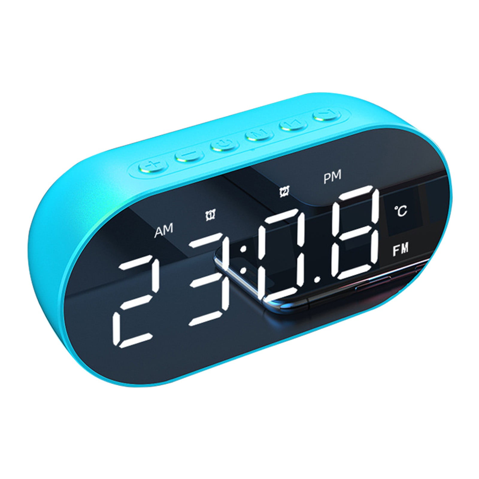 Bluetooth audio Clearance Smart Alarm Clock Wireless Bluetooth Small