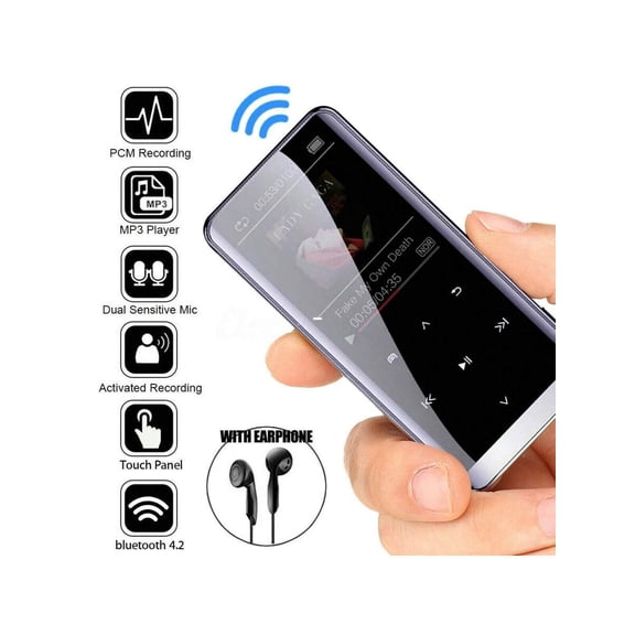 Bluetooth-compatible MP3 Player HIFI Sport Music Speakers MP4 Media FM Radio Recorder