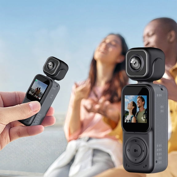 Bluetooth earphone - Handheld 4K U-ltra Clear Sports Camera With D-ual Lenses And WIFI Outdoor Sports Cycling DV Recorder