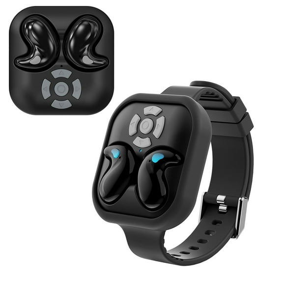 Bluetooth earphone - Sleep Earbuds Bluetooth 5.4 Air Interaction Noise Isolation Comfortable Wear for Side Sleepers Bluetooth Earphones with Strap